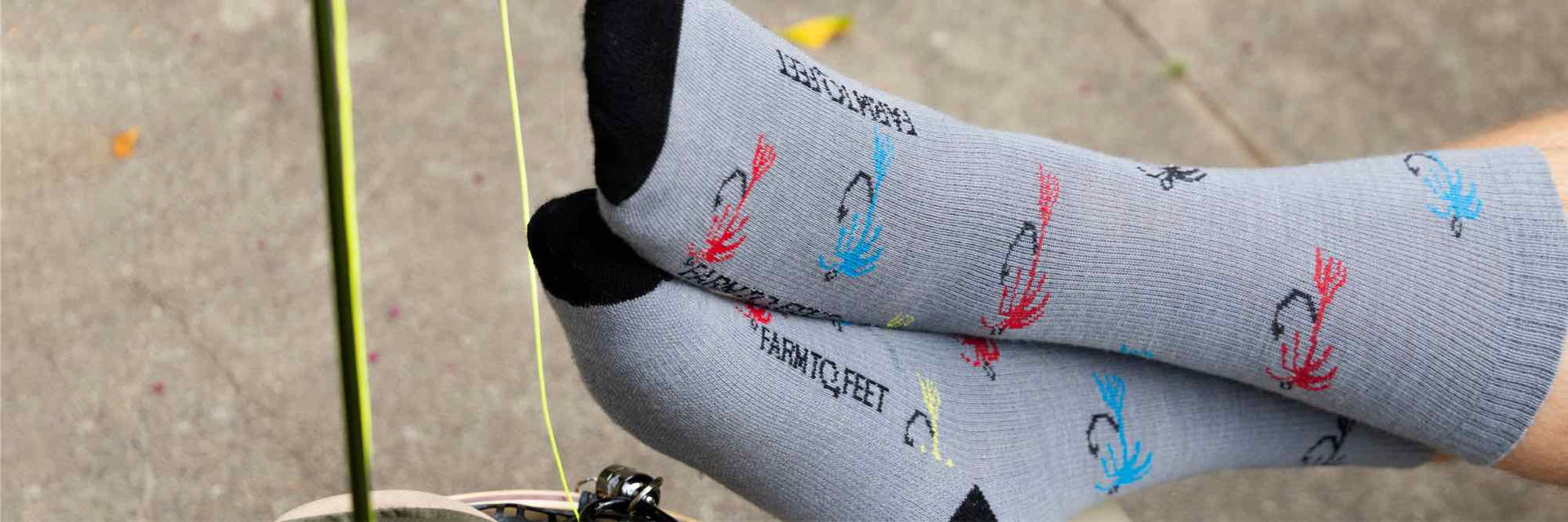 Men's Socks  Header Image Text Overlay