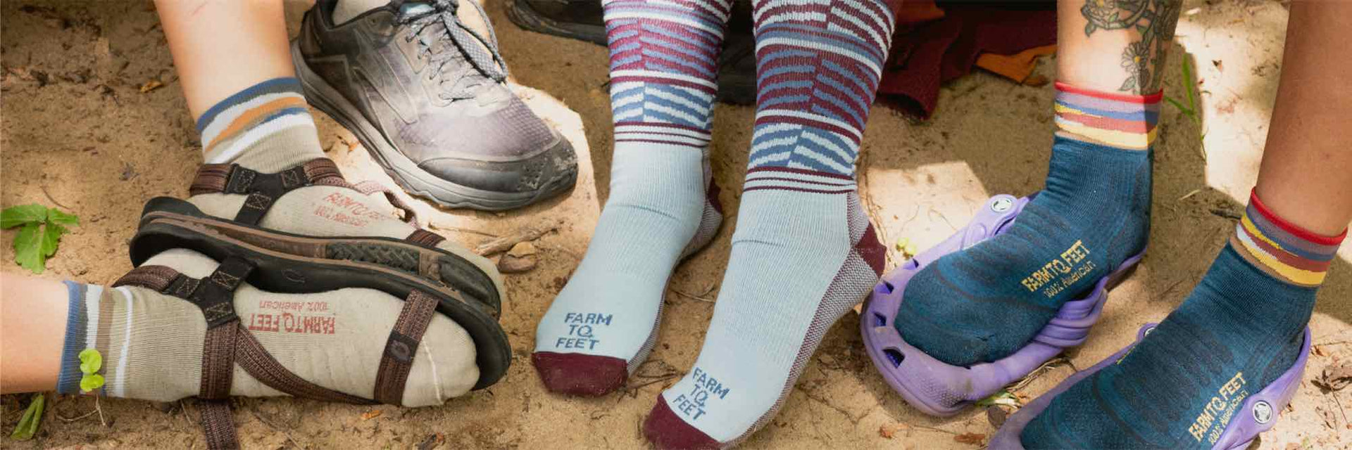 Women's Socks  Header Image Text Overlay