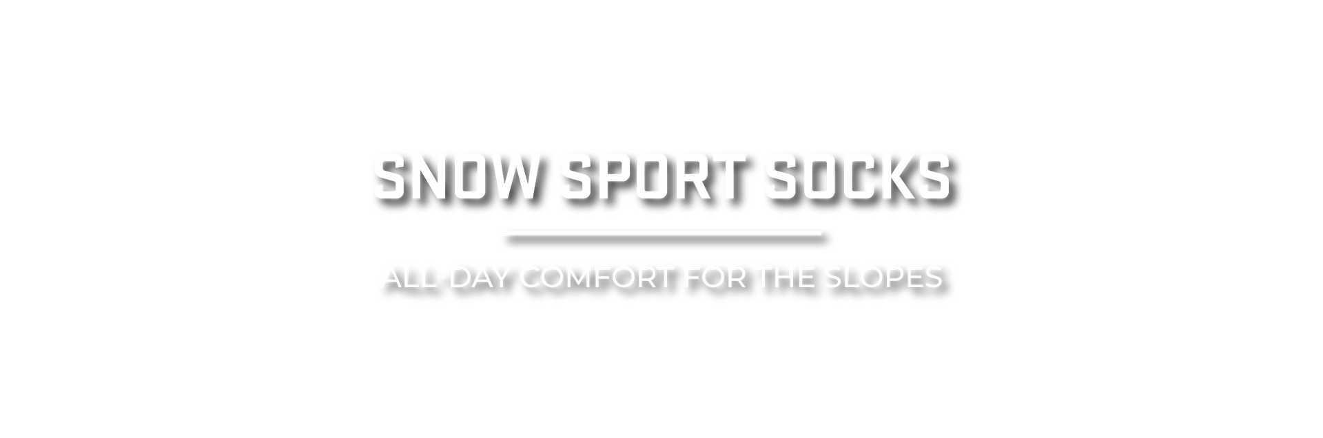 Snow Sports  Header Image Text Overlay